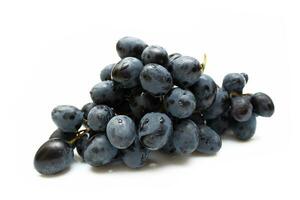 Cluster of grapes with water drop photo