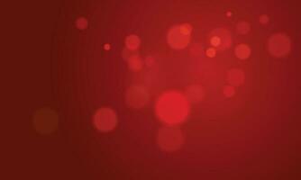 Vector bokeh abstract red background design