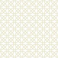 Arabesque seamless pattern. Arabic line abstract ornament with geometric shapes. vector