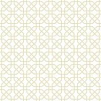 Arabesque seamless pattern. Arabic line abstract ornament with geometric shapes. vector