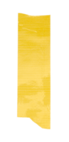 yellow tapes on transparent background png file. torn yellow sticky tape, adhesive pieces