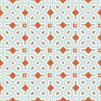Abstract geoetric shape and diagonal line seamless pattern. Arabesque tile texture in asian decor style vector