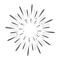 Vector firework vector icon illustration design template