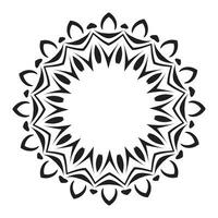 Vector floral vector indian mandala ethnic style islamic mandala