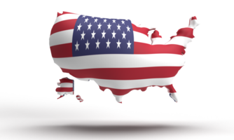 map United stated america usa flag object icon white isolated background symbol sign decoration president day national country democracy patriotism red blue white star government politic february usa png
