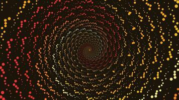 Abstarct spiral vortex style round background in dark color. vector