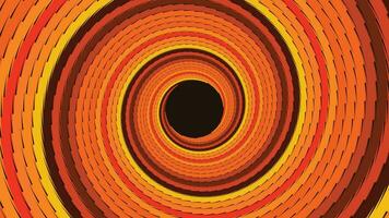 Abstarct spiral vortex style round background in dark color. vector