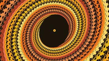 Abstract spiral simple creative round symbol style background. vector