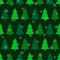 Seamless pattern with fir tree. Christmas holiday. Happy New Year vector illustration.