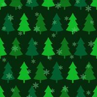 Seamless pattern with fir tree. Christmas holiday. Happy New Year vector illustration.