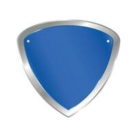 Vector protection shield concept security label safety badge icon