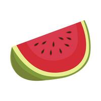 Vector watermelon fresh fruit icon isolated design