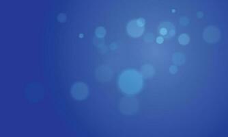 Vector bokeh abstract blue background design