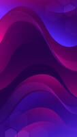 Abstract background purple blue color with wavy lines and gradients is a versatile asset suitable for various design projects such as websites, presentations, print materials, social media posts vector