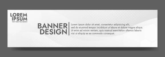 Abstract white banner color with a unique wavy design. It is ideal for creating eye catching headers, promotional banners, and graphic elements with a modern and dynamic look. vector