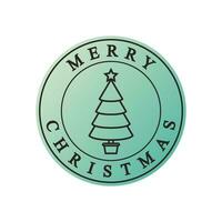 Christmas tree vector. Christmas tree on white background. free space for text. vector