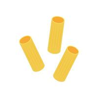 Pasta noodles character design. Pasta noodles on white background. vector