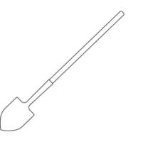 shovel icon vector