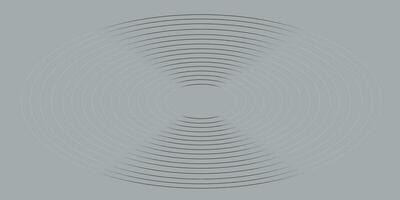 Modern abstract gray background with space for your text. Elegant circle shape design. Shiny white gradient circular lines pattern. Futuristic concept. Suit for banner, brochure, cover, flyer, poster vector
