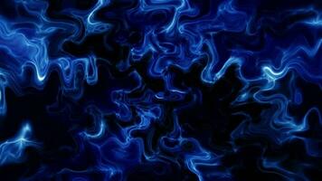 Glass mosaic blue. The smoke floats smoothly. Abstract background video