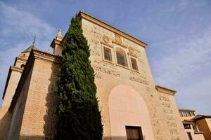 the church of the patron saint of the city of alcala de Henares photo