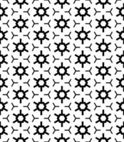 Black and white seamless abstract pattern. Background and backdrop. Grayscale ornamental design. vector