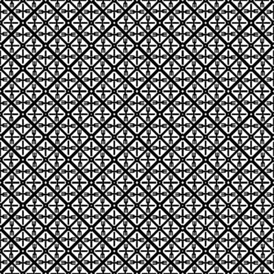 Black and white seamless abstract pattern. Background and backdrop. Grayscale ornamental design.
