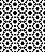 patrón abstracto sin costuras en blanco y negro. fondo y telón de fondo. diseño ornamental en escala de grises. vector