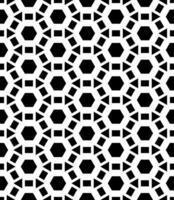 Black and white seamless abstract pattern. Background and backdrop. Grayscale ornamental design. vector