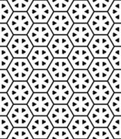 Black and white seamless abstract pattern. Background and backdrop. Grayscale ornamental design. vector