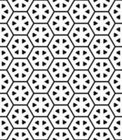 Black and white seamless abstract pattern. Background and backdrop. Grayscale ornamental design. vector