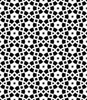 Black and white seamless abstract pattern. Background and backdrop. Grayscale ornamental design. vector