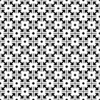 Black and white seamless abstract pattern. Background and backdrop. Grayscale ornamental design. vector