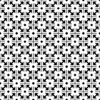 Black and white seamless abstract pattern. Background and backdrop. Grayscale ornamental design. vector