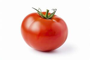 AI generated Tomato isolated on white background. AI Generated photo