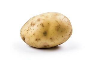 AI generated Potato isolated on white background. AI Generated photo