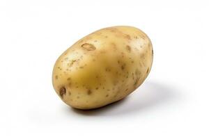 AI generated Potato isolated on white background. AI Generated photo