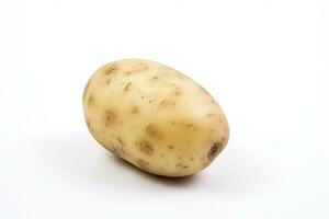 AI generated Potato isolated on white background. AI Generated photo