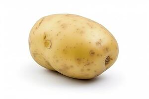 AI generated Potato isolated on white background. AI Generated photo