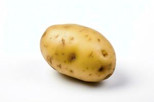 AI generated Potato isolated on white background. AI Generated photo