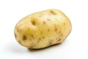 AI generated Potato isolated on white background. AI Generated photo