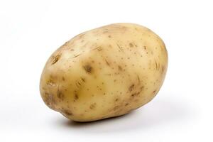 AI generated Potato isolated on white background. AI Generated photo