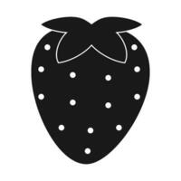 strawberry icon vector