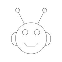 robot icon vector