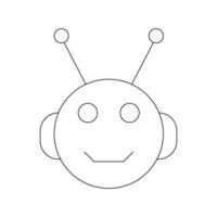 robot icon vector