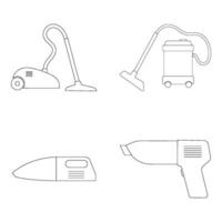 vacuum cleaner icon vector