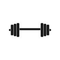 barbell icon vector