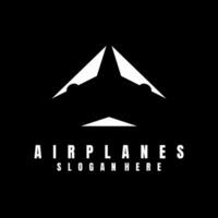 AIRPLANE JET BIRD LOGO DESIGN VECTOR ART