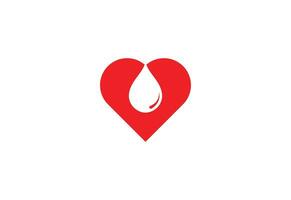 Blood drop logo, Blood donation design Vector illustration