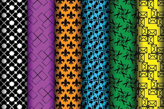 Pattern design print vector